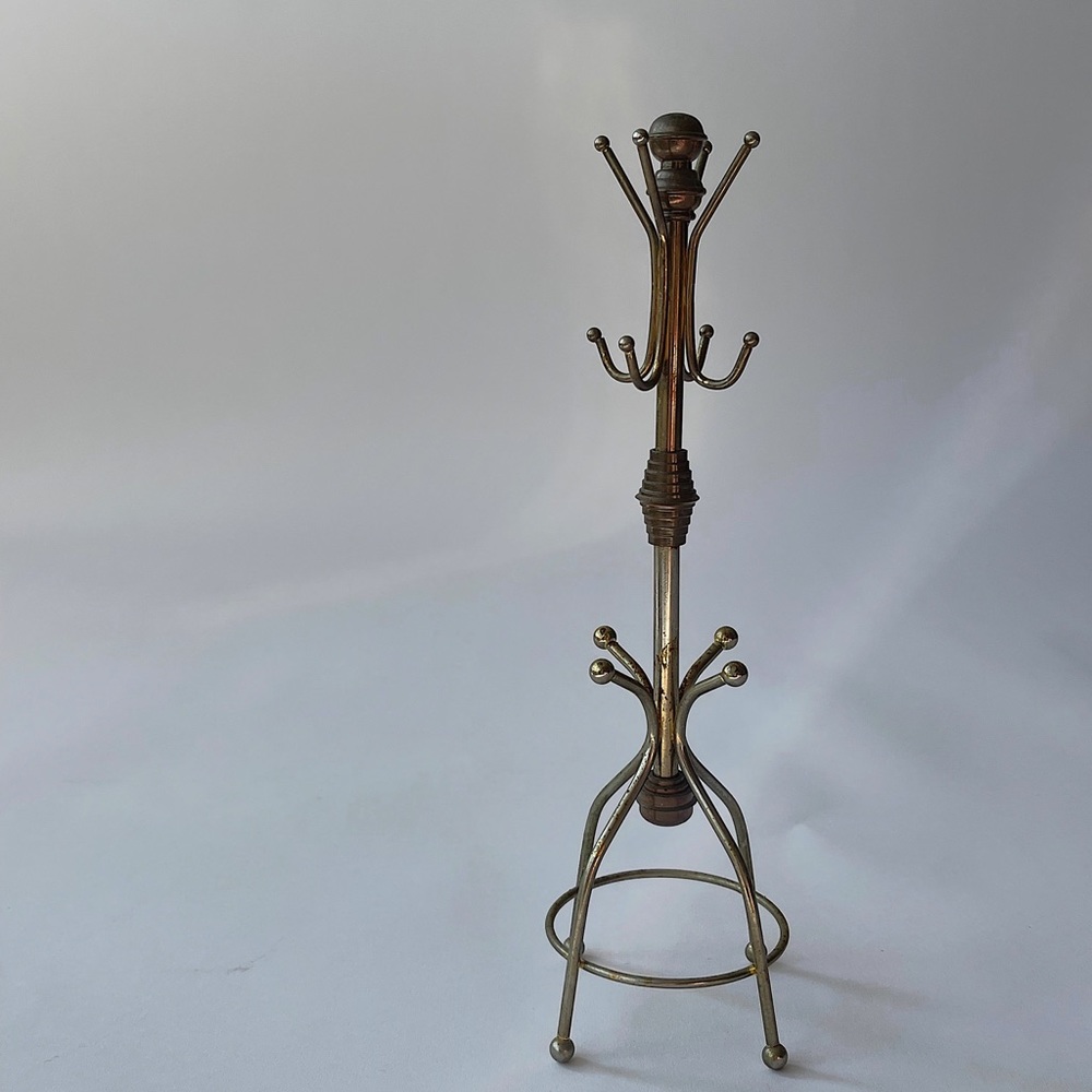 Vintage Brass Jewelry Stand